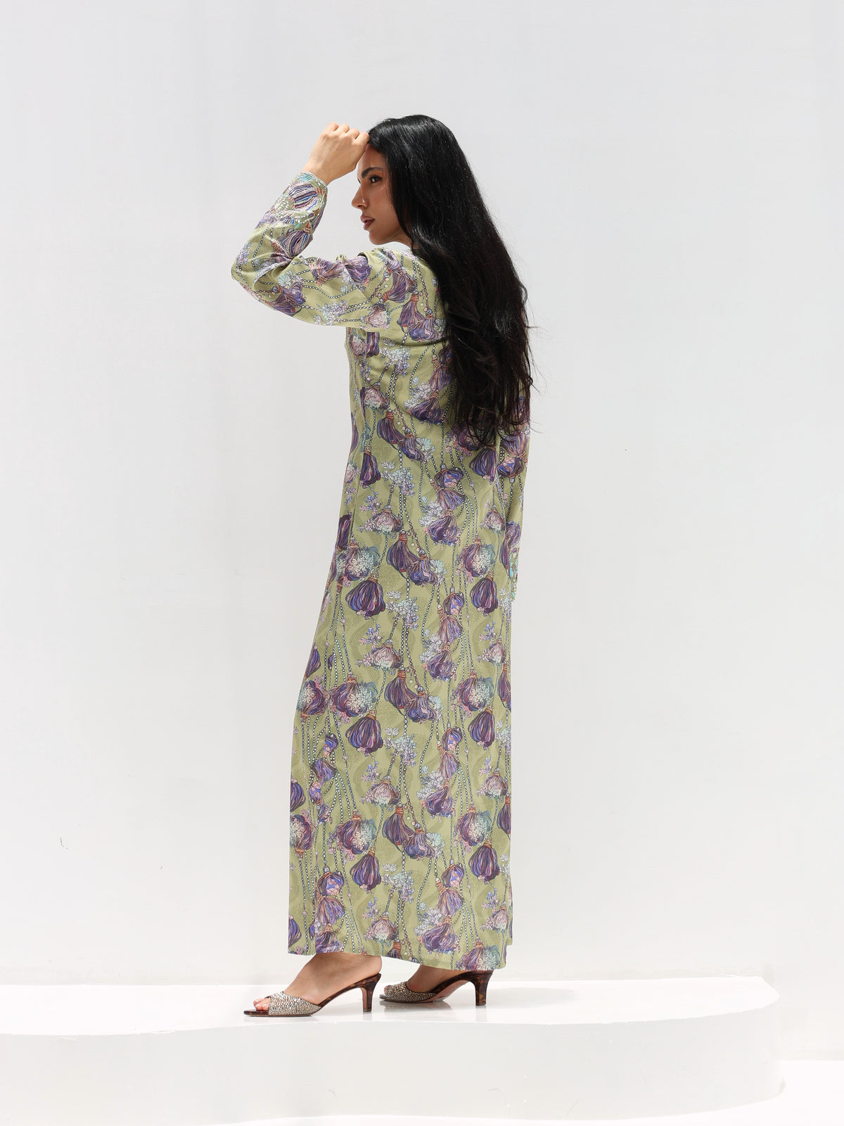 Sage Garden Mukhawar — embroidered jacquard silk Emirati dress (23)