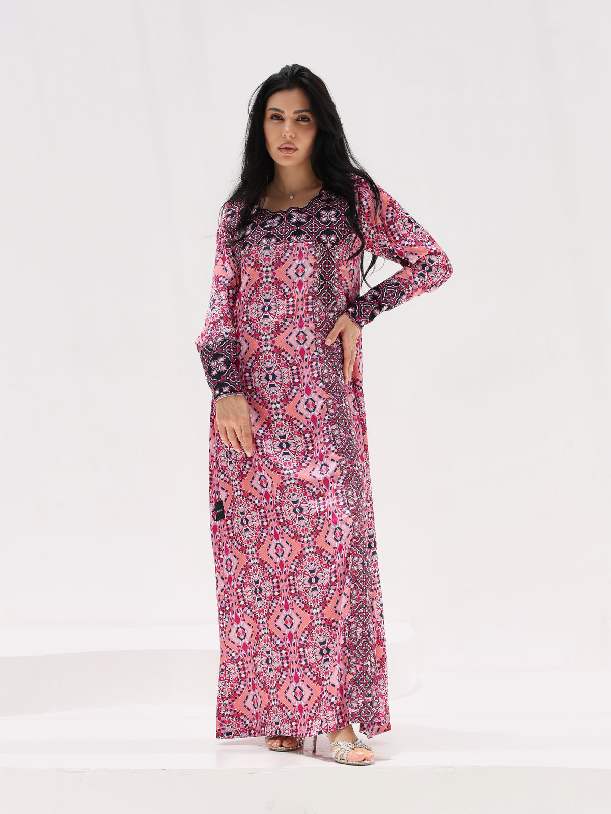Kaleidoscope Mukhawar — embroidered Armani silk Emirati dress (7)