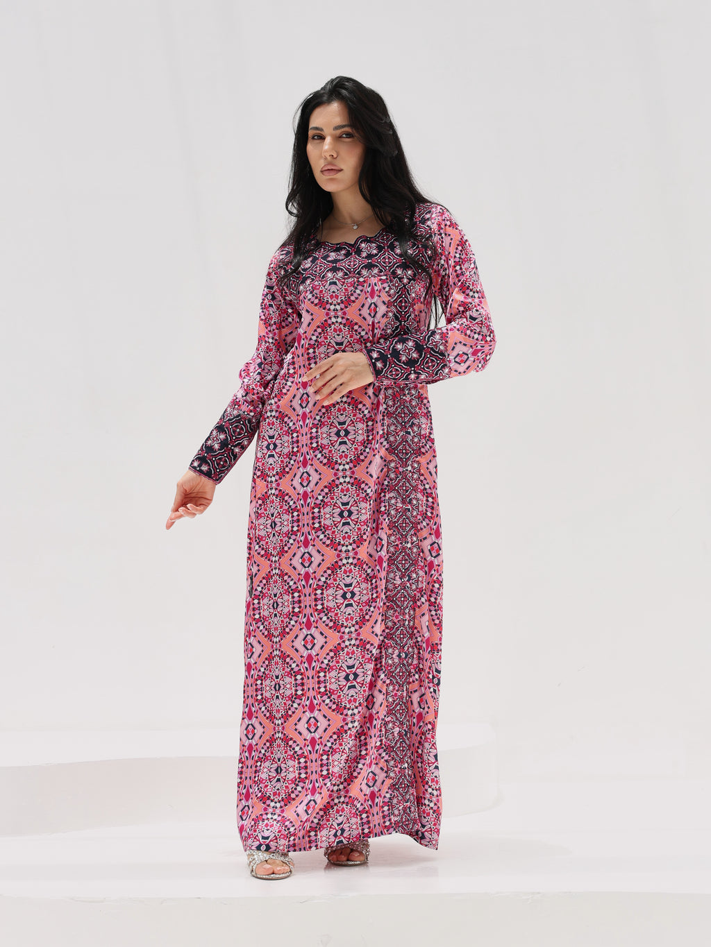 Kaleidoscope Mukhawar — embroidered Armani silk Emirati dress (12)