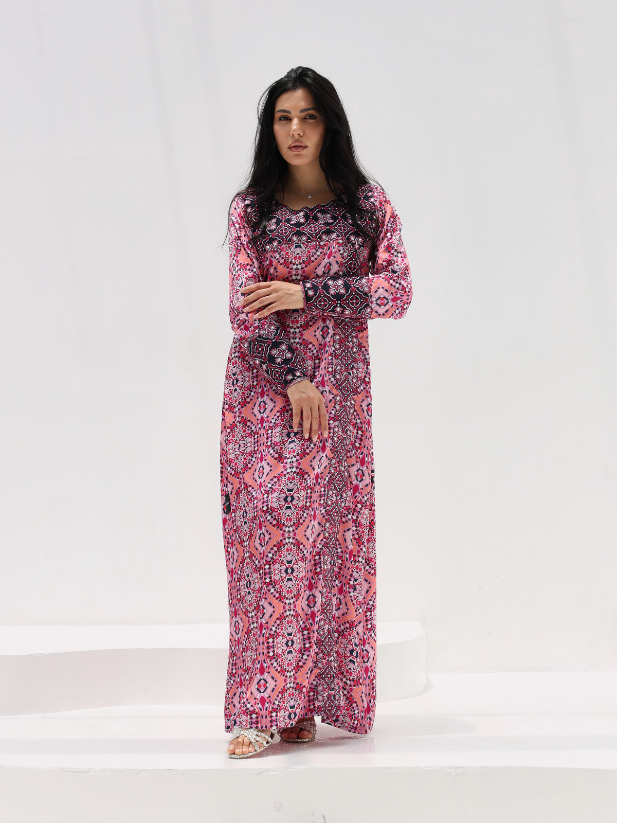 Kaleidoscope Mukhawar — embroidered Armani silk Emirati dress (15)