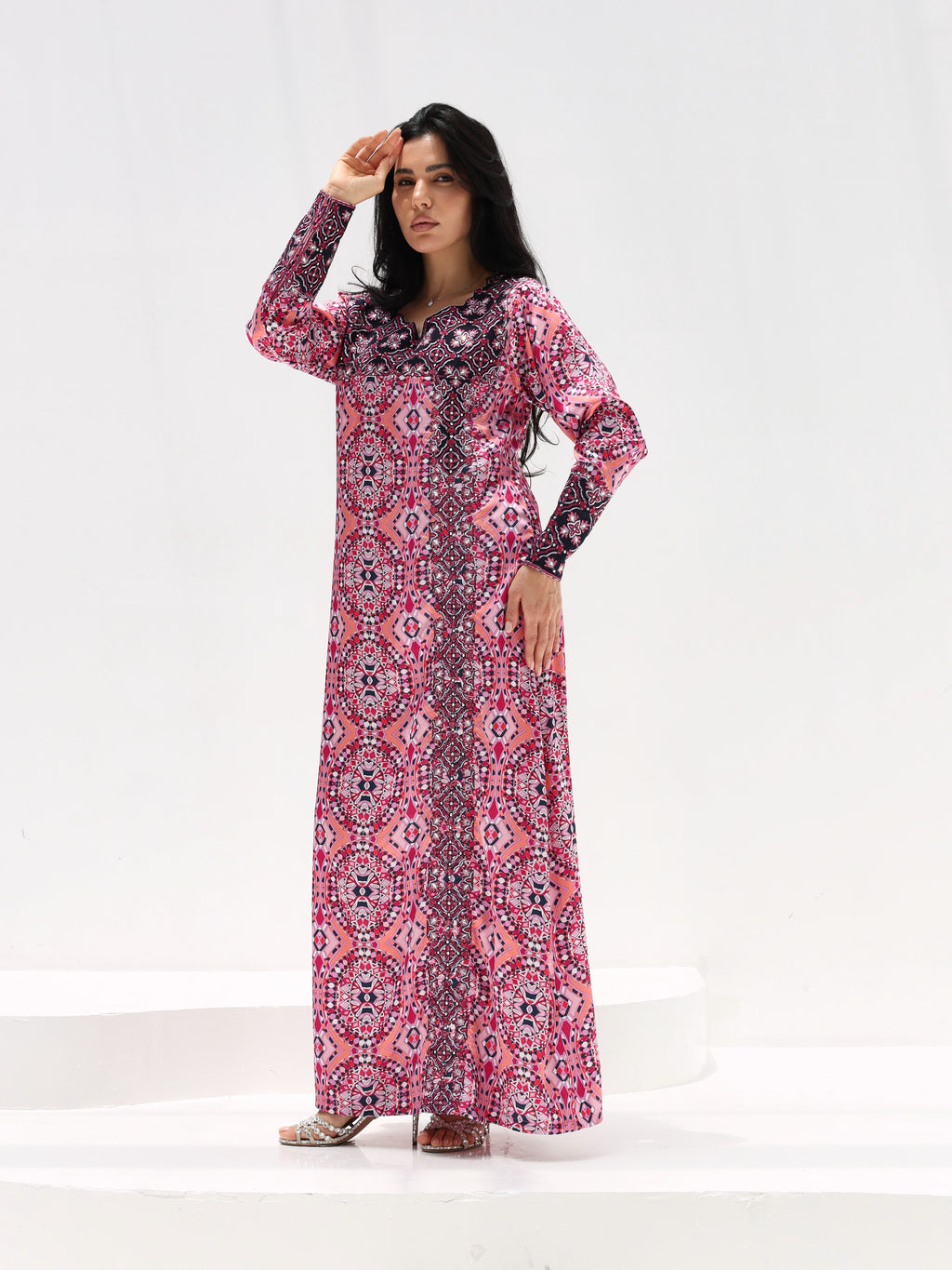 Kaleidoscope Mukhawar — embroidered Armani silk Emirati dress (23)
