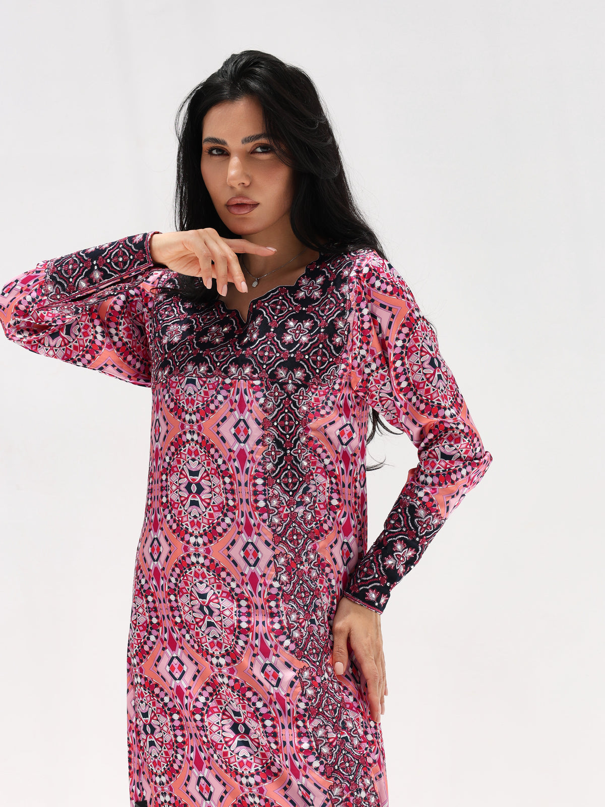 Kaleidoscope Mukhawar — embroidered Armani silk Emirati dress (27)