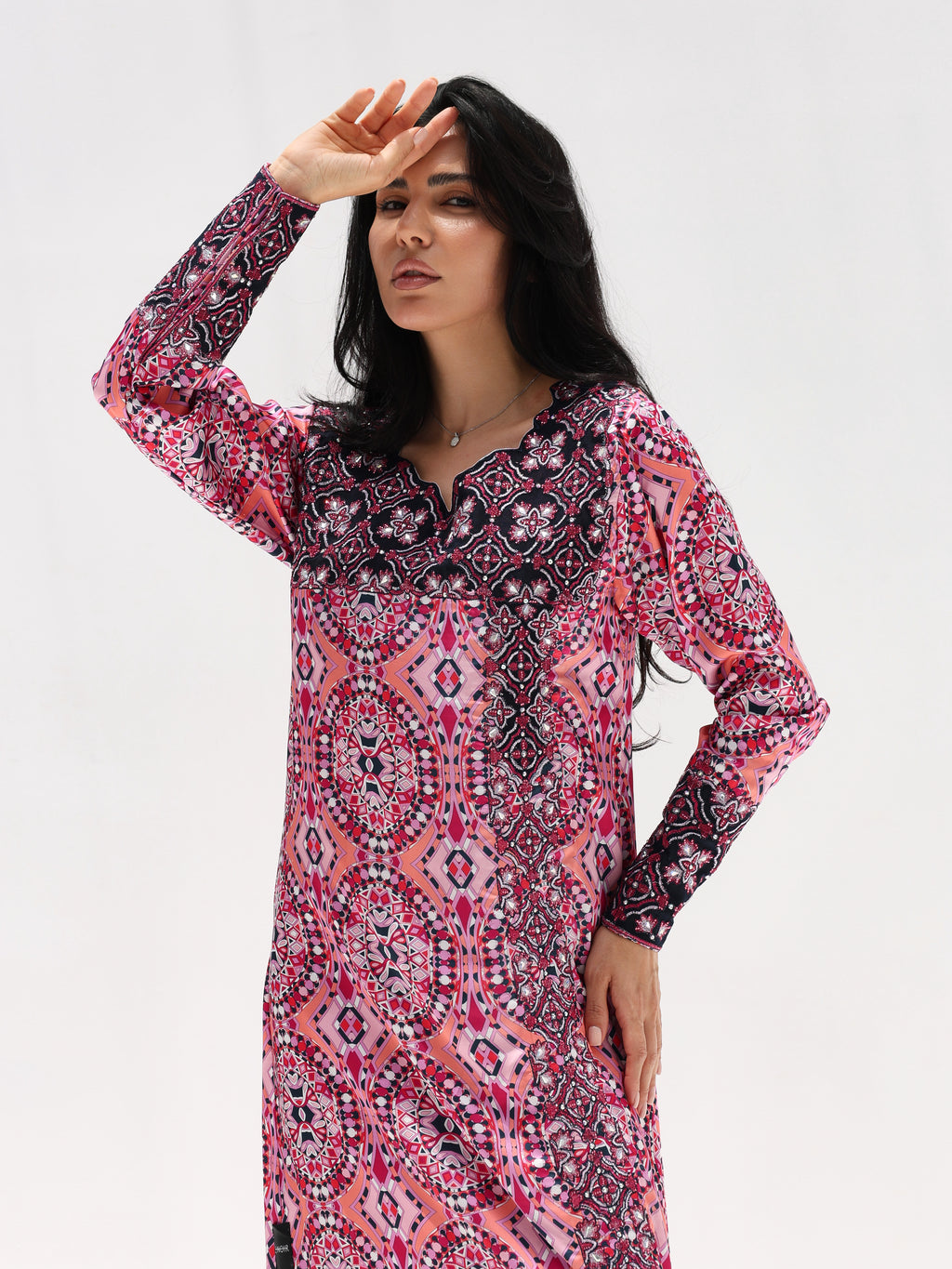 Kaleidoscope Mukhawar — embroidered Armani silk Emirati dress (28)