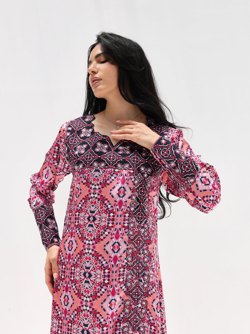 Kaleidoscope Mukhawar — embroidered Armani silk Emirati dress (35)