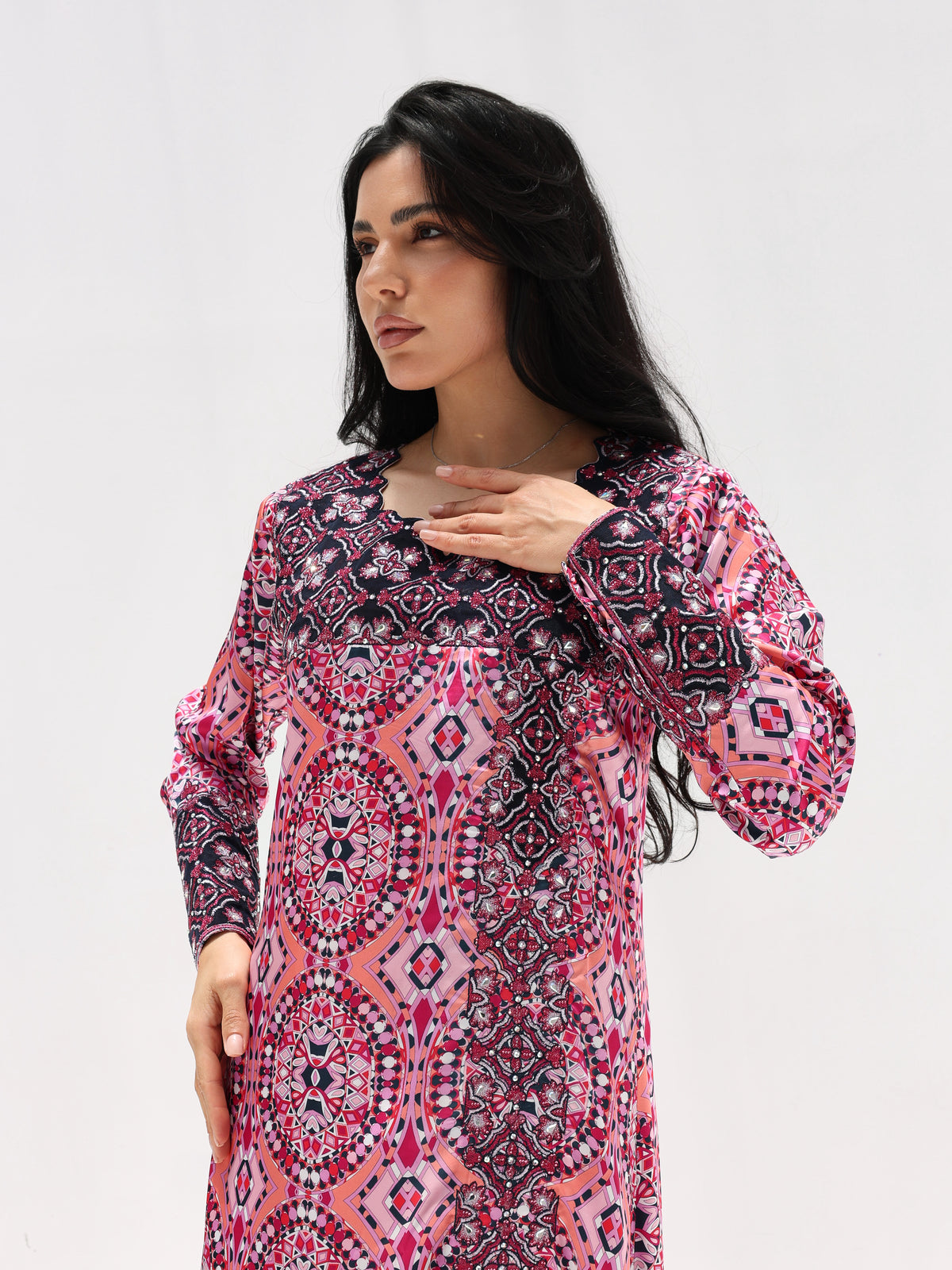 Kaleidoscope Mukhawar — embroidered Armani silk Emirati dress (37)