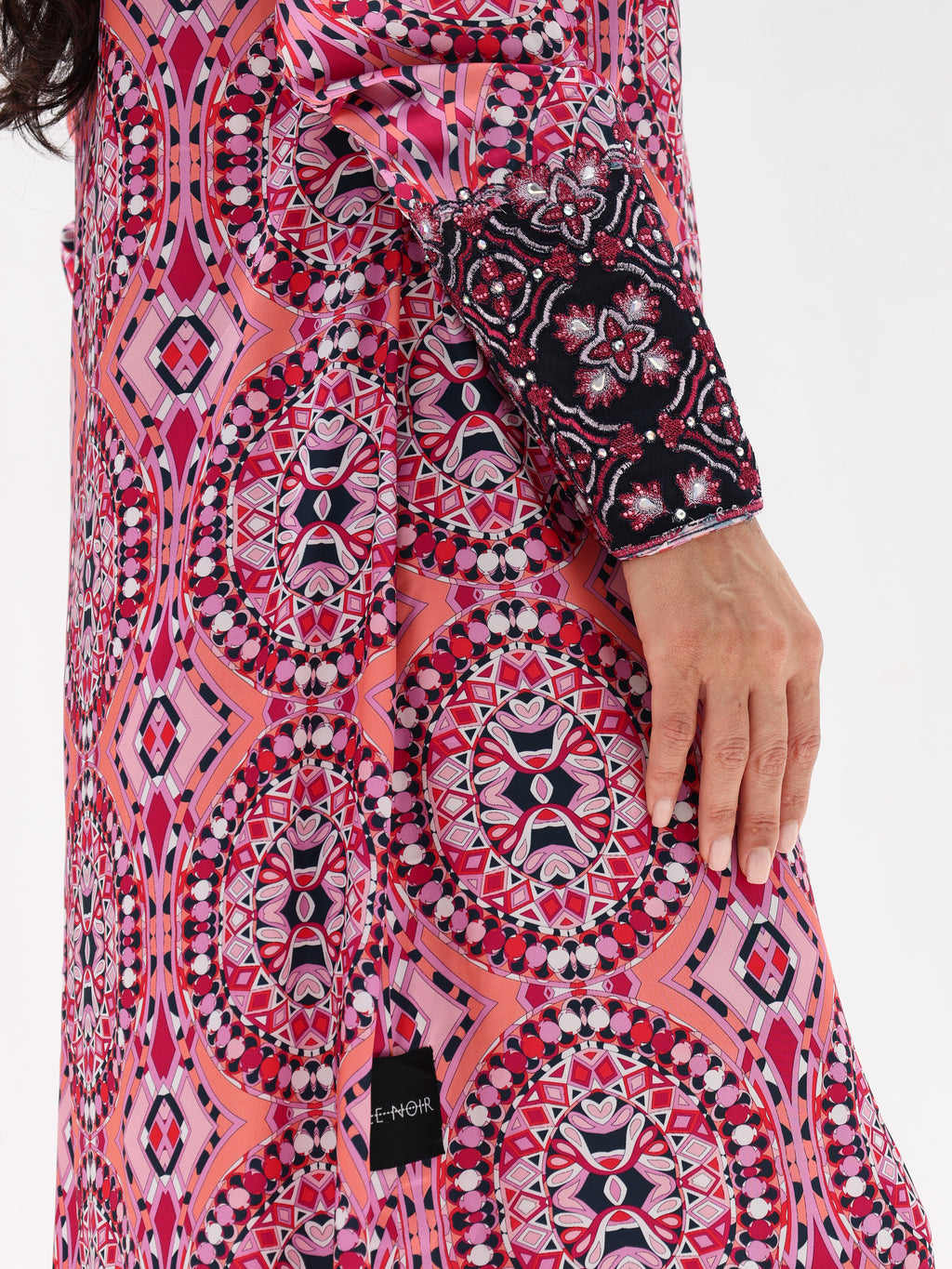 Kaleidoscope Mukhawar — embroidered Armani silk Emirati dress (46)