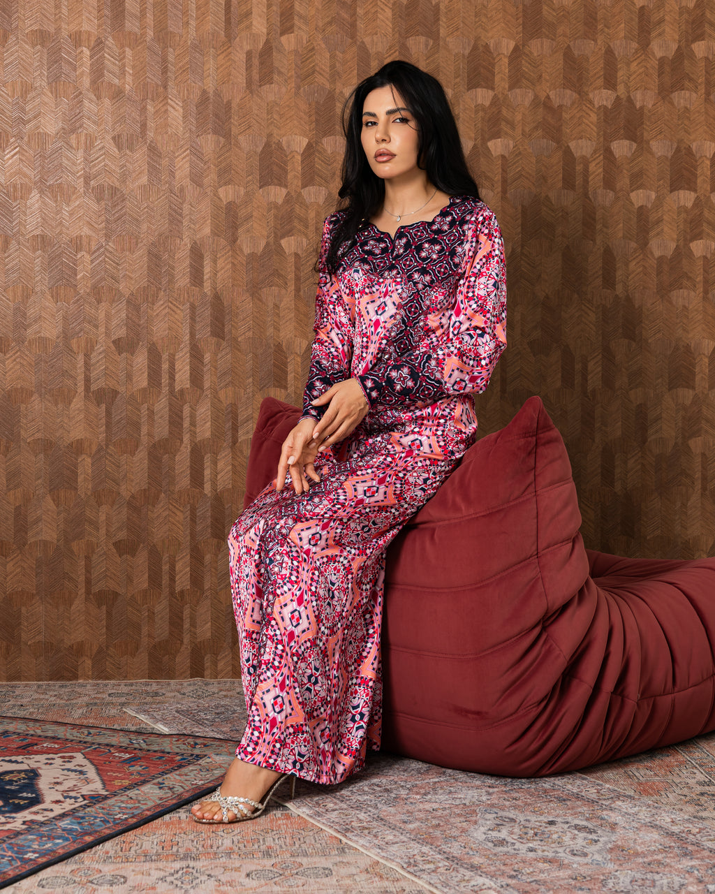 Kaleidoscope Mukhawar — embroidered Armani silk Emirati dress (5)