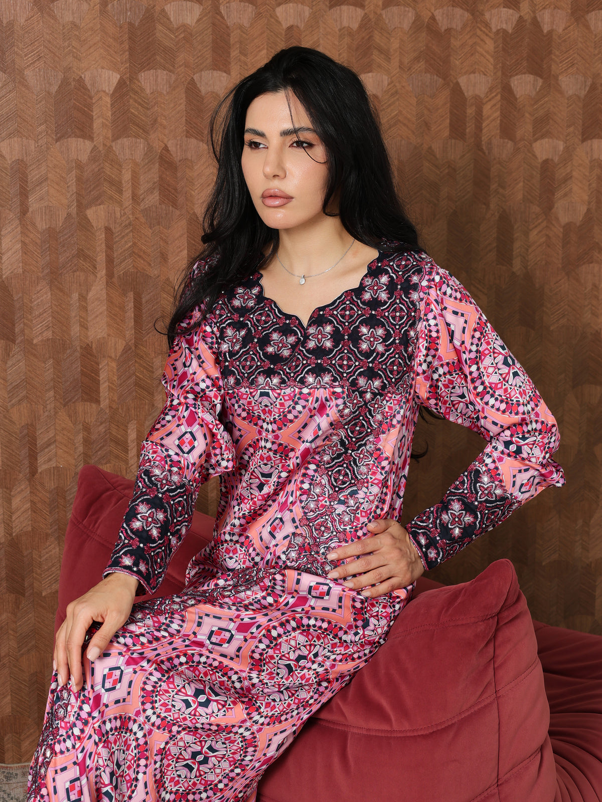 Kaleidoscope Mukhawar — embroidered Armani silk Emirati dress (62)